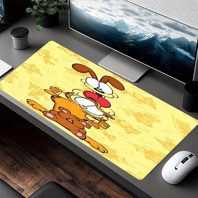 Garfield Print Mouse Pad, for Keyboard Pad Laptop PC Mat for Office Home Use, Desk Decor, Perfect Birthday Gift for Gamers