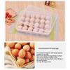 Deviled Egg Containers With Lid,Portable Storage Egg Holder,Stackable Plastic Egg Tray For Kitchen,Fridge,Keep,