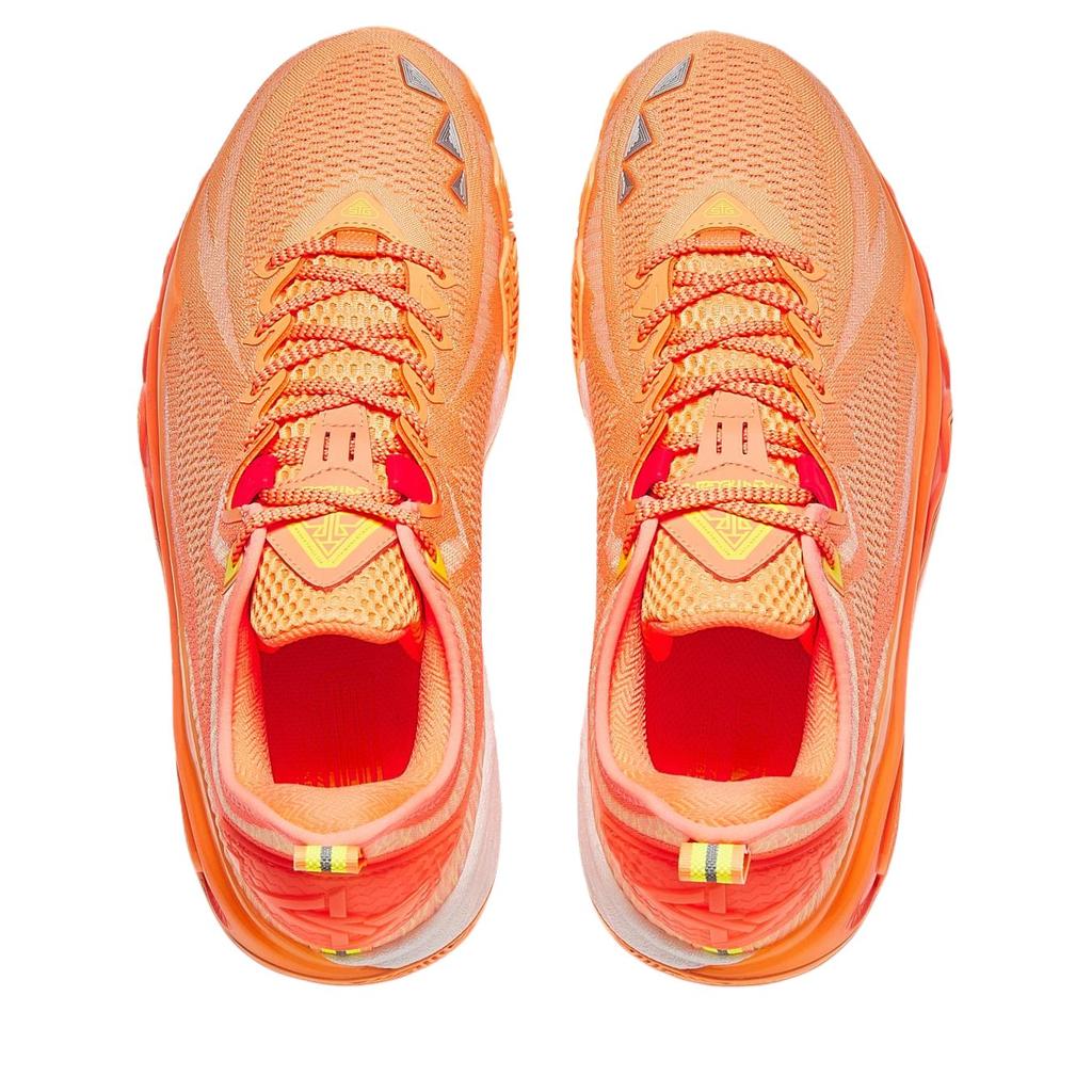 Anta Swagger 2 Sun Orange Cushioning Abrasion Resistant Rebound Low top Basketball Shoes Men's Orange Red 912541606-4