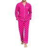 Men's Pajama Set with Long Sleeve Shirt and Pants, Loose Comfortable Sleepwear for Bedtime