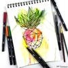 Tombow Graphic Marker Dual Brush Pen ABT 296 Water-Based AB-T296
