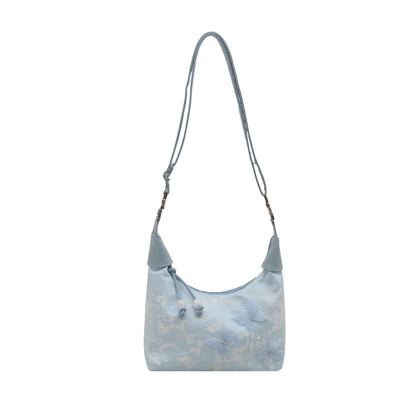 Butterfly 2025 new fashion trend lightweight simple large capacity messenger handbag bag women