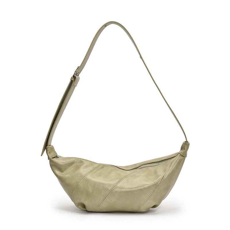 Large Capacity Bag Women's New Solid Color Shoulder Messenger Bag