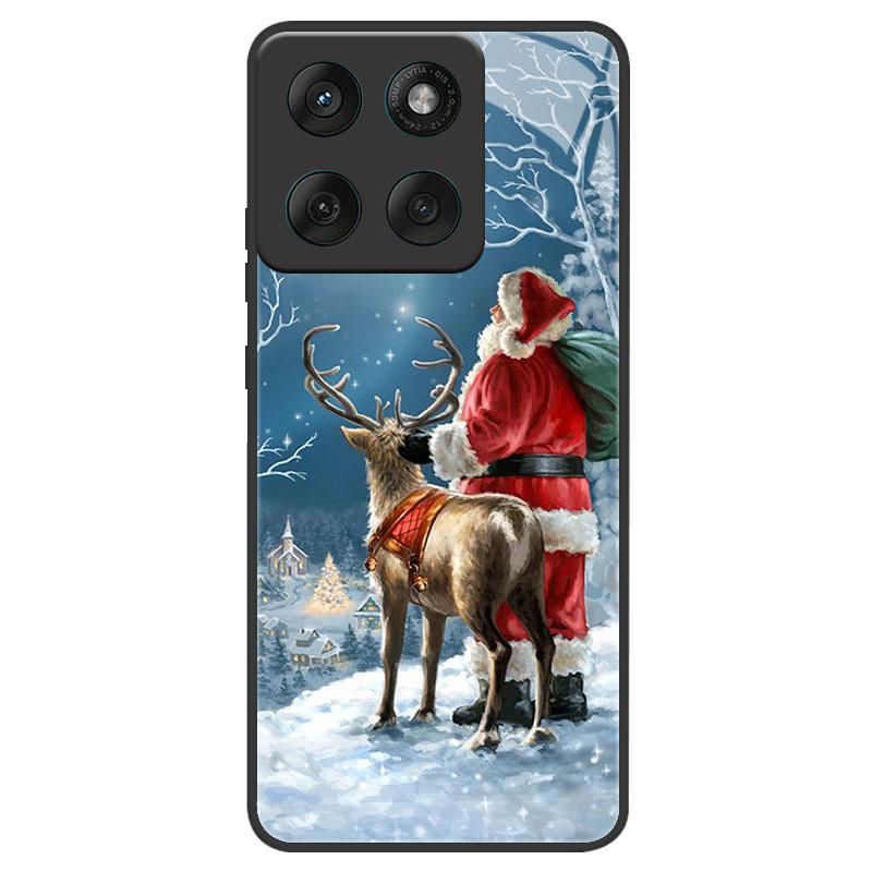 Christmas Phone Case For Motorola Moto Edge 60 60s 50 Pro Fusion Edge50 X50 Ultra Neo G05 G15 E15 Tempered Glass Protect Cover