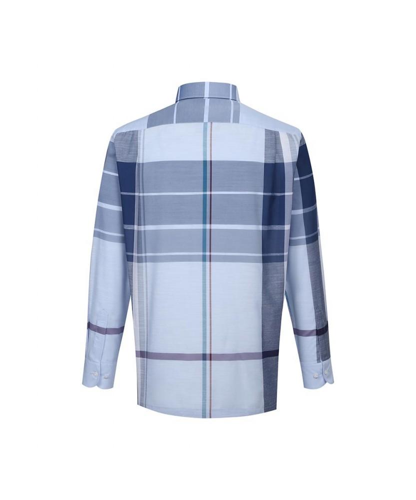Dagseusyeocheu Linen Blend Easy Care Super Big Check Shirt_Dls1Shcl101B1