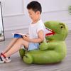 Kindersofa-Sitz, weicher Stoffbezug, abnehmbar und waschbar, Cartoon-Dinosaurier-Tier-Sofa-Plüsch-Stuhl-Schutzhülle