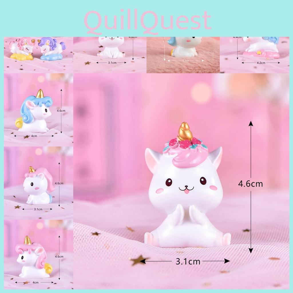 Adorable Unicorn Resin Craft For Cute Home Decor Desktop Garden Micro Landscape