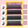 196 Clusters C Song Single Cluster False Eyelashes Natural Thick Diy Segmented Grafting Multi-Haired Eyelashes