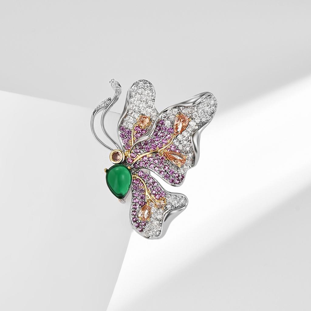 Senior Brooches Flower Leaf Brooch Pins for Women Suit Pendant  Fashion Brooches Jewelry