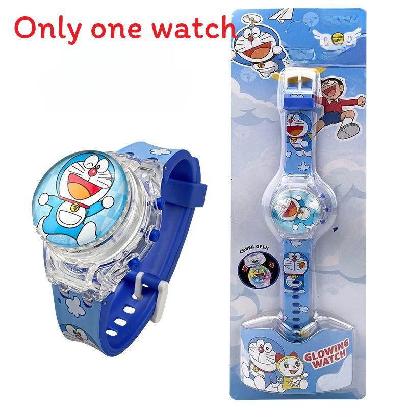 Hello Kitty Otočný flip kryt Lehký hudební hodinky Pro děti Interaktivní Decora