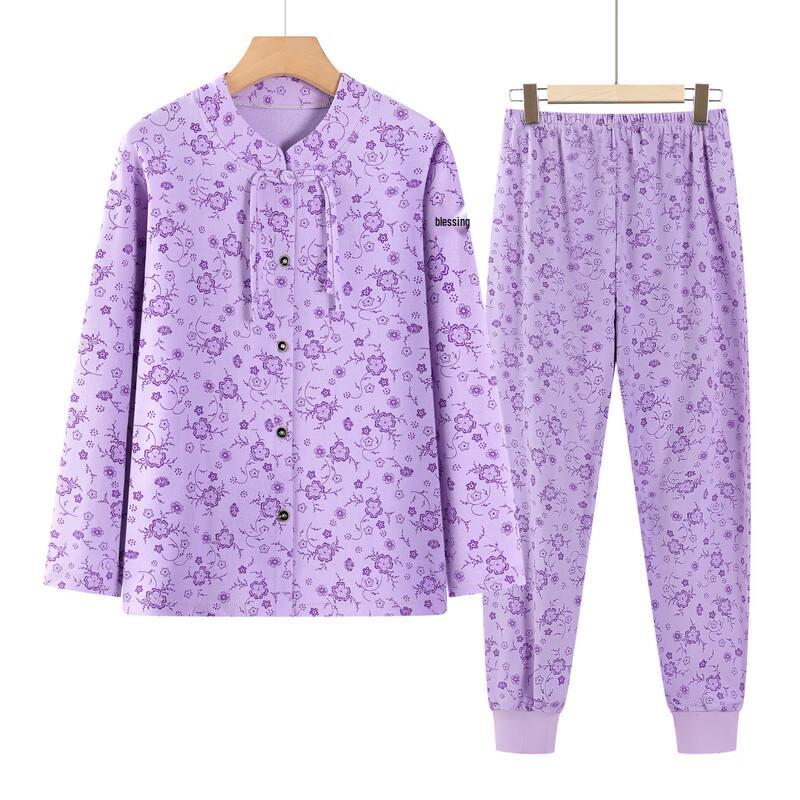 YUZHAOLIN Women's Floral Thermal Underwear Set