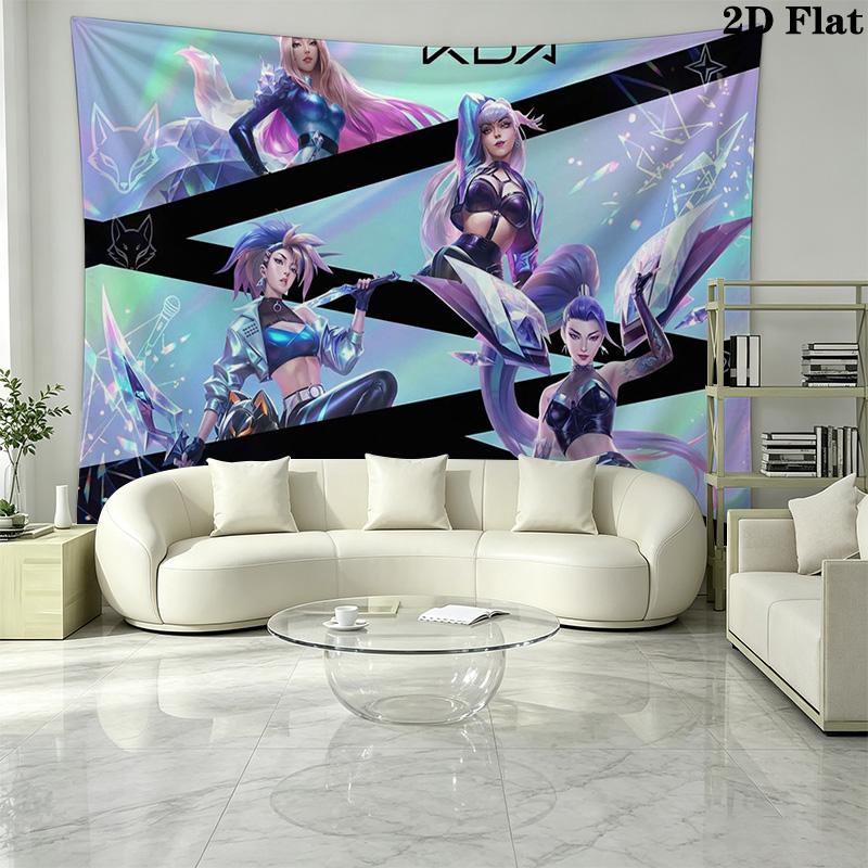 KDA Wall Tapestry Aesthetic Wall Hanging Printed Fabric Blanket Decorative Tapestries for Bedroom Living Room Home Decor