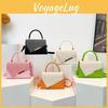 Luxury Splicing Light Contrasting Color Crossbody Bag With Magnetic Buckle