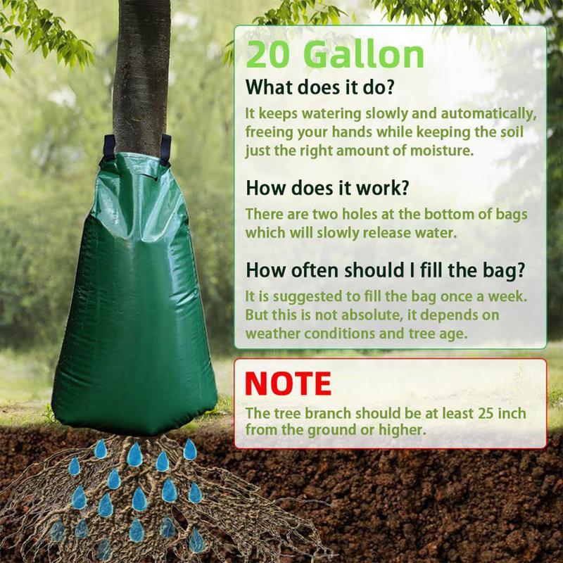 Water Tree Bag 2 Pack Large Outdoor Tree Diaper Plant Care Products Irrigation Accessories Garden Irrigation System For Deep