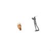 Entwined Hands And Golfing Spirit Sculpture Figurine Modern Home Decor for Lovers Golf