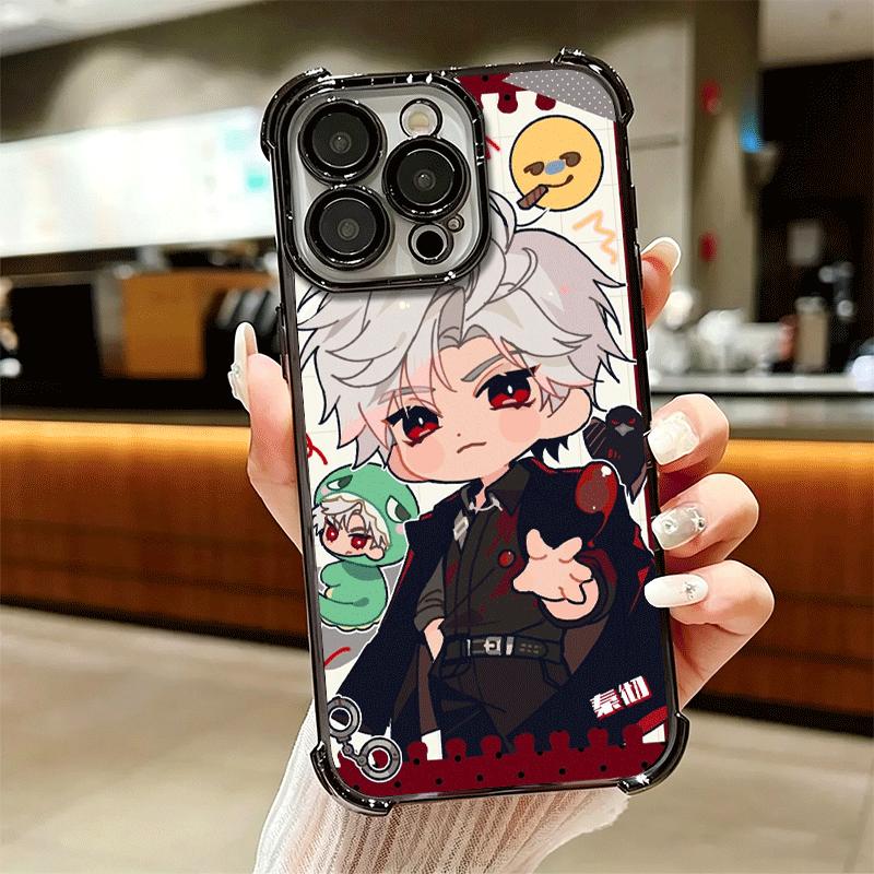 Love And Deepspace Cute Soft Phone Case For iPhone 15 16 17 Air 14 Pro Max 16E Plus 13 12 Mini Plating Anti-Fall Fundas