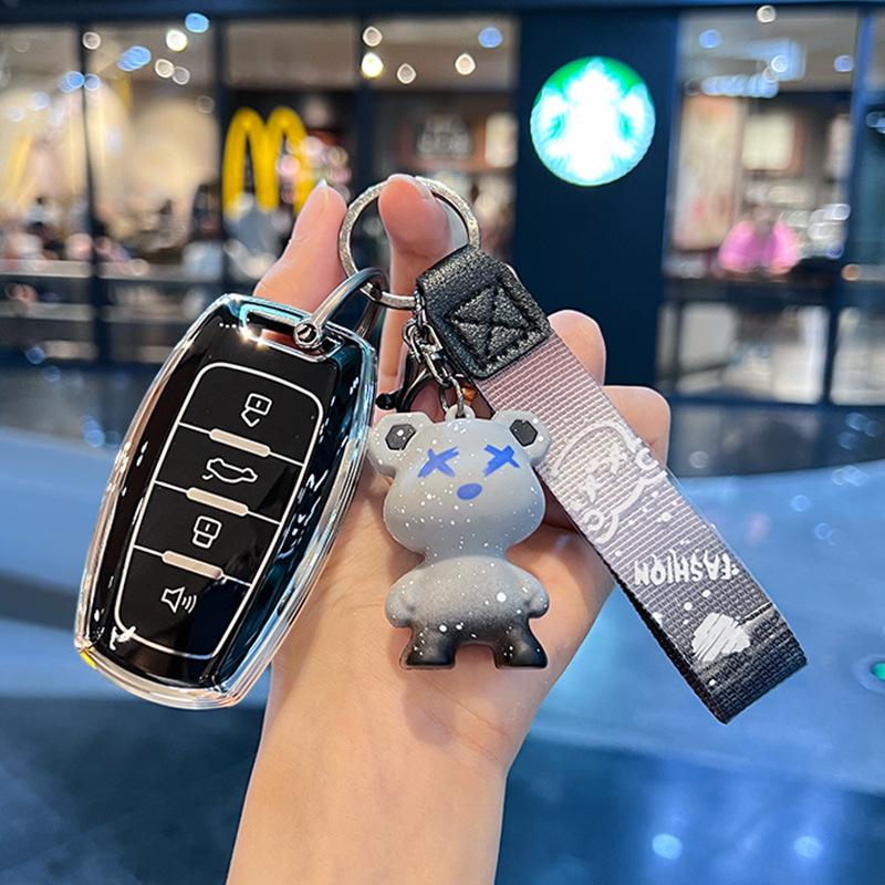 Key Cover for 2024 Haval Big Dog: Fits 23mm Chitu H6, 22mm New H9 Buckle, 19mm Old M6 Case - Simple Design