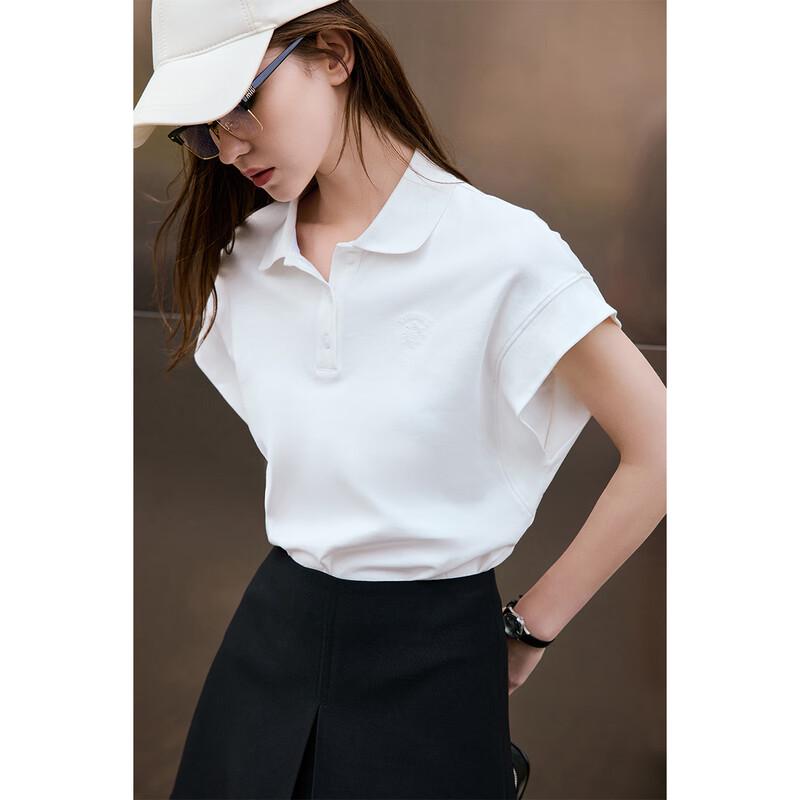 Женская однотонная футболка-поло NaviCare Весна/Лето M