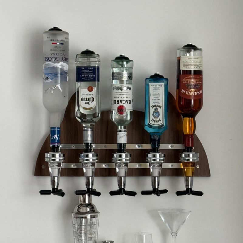 Wall-Mounted Multi-Head Wine Dispenser with 25ml/30ml/35ml/45ml Options