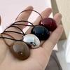 Oval Pendant Necklace Fashion Necklace Colorful Pendant Necklace Neck Jewelry for Daily Commute and Various Outfits