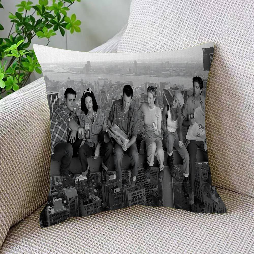 Classic Sitcom Series F-Friends Cushion Cover Inches Farmhouse Decor Home Throw Pillow Covers For Couch Decorations