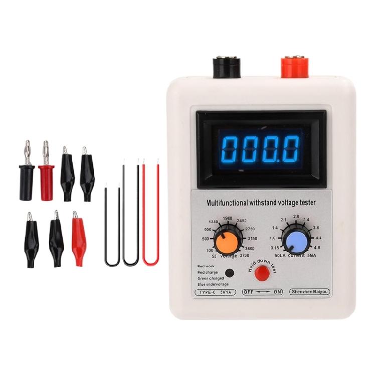 

Diode Triode Voltage Capability Meter 50-3700V Withstand Voltage Tester IGBT Transistor Tester Multifunction Meter синій