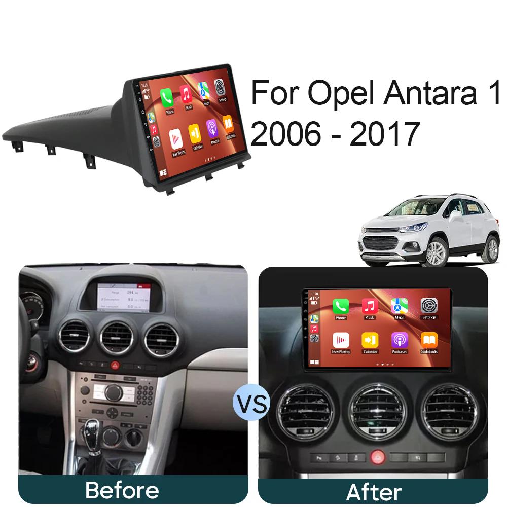 Autoradio Per Opel Antara 2006-2017 Android Auto Carplay Navigazione GPS Multimediale Lettore Video Stereo 5G WIFI DSP 2din DVD