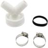 1pc Washing Machine Drain Hose Connector Y Shape Adapter 1 Inch 1-1/2 Inch Laundry Drainage Adapter For Washing Machines Dryers