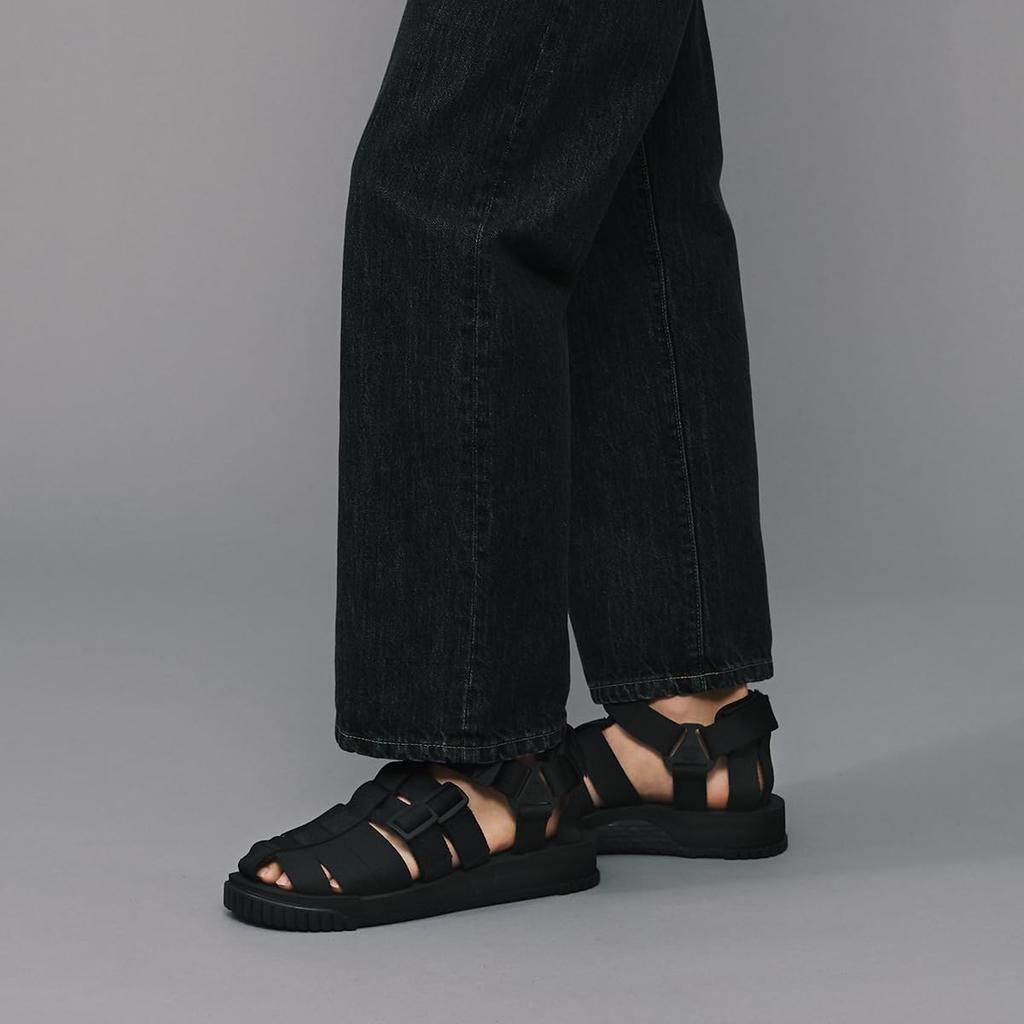 SHAKA Sport Comode per Escursionista Gurkha SANDALI NERI, Camminata, Leggere, Stile, Unisex, Adulto, 25,0 cm, (SK-101)