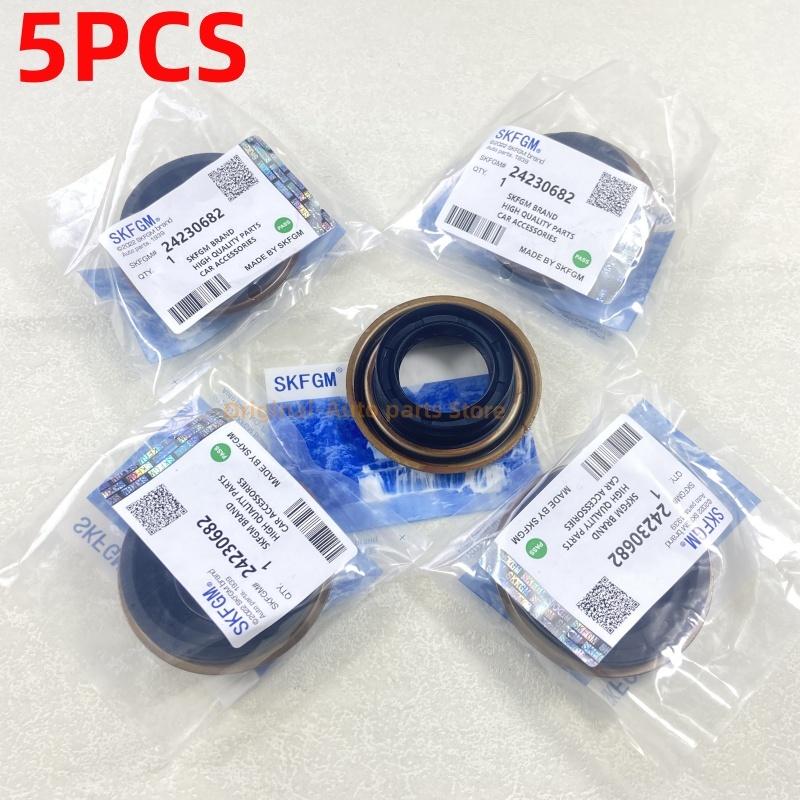 ``~5pcs Engine Drive Shaft Seal 24230682 For Buick Regal Lacrosse Chevrolet Cruze Malibu Epica Orlando Opel Ignia Astra