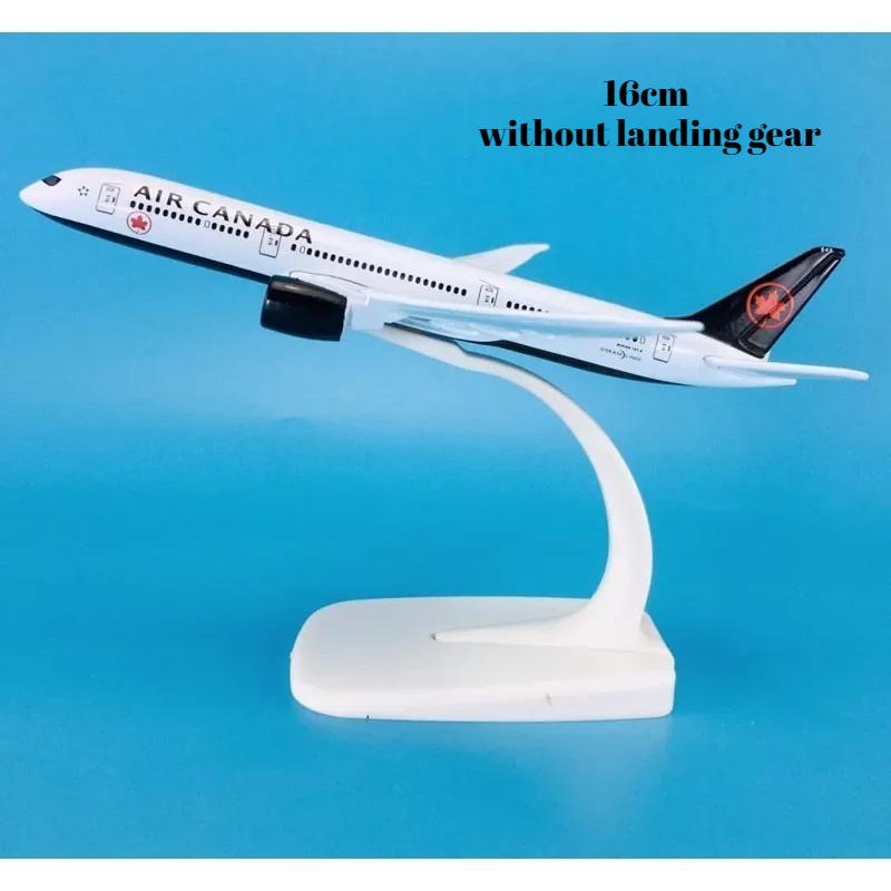 16/20CM  Air Canada 787 Aircraft Model,Zinc Ally 1:400 Airplane Aircrafts Boeing B787Air Canada Plane Model Display Collection