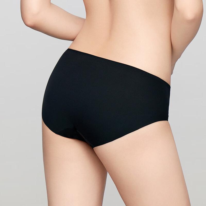 Emrifang Lace Mesh Sheer Mid-Low Waist Briefs