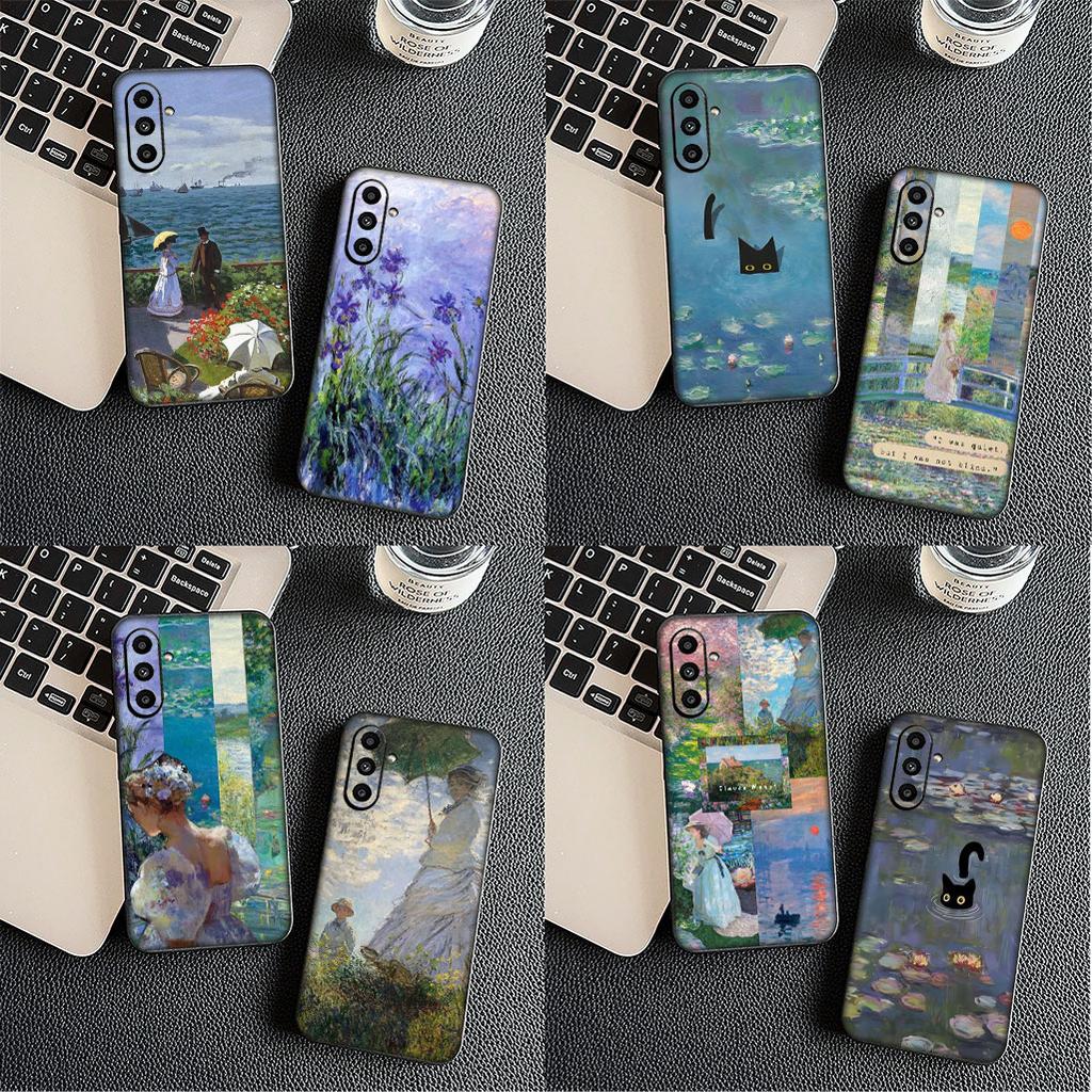 Cover Claude Monet Cat Impressionism Waterlily for Xiaomi Poco C85 C71 C65 C61 X7 X6 X5 M6 M8 F6 F7 F8 Ultra Pro C75 Phone Case