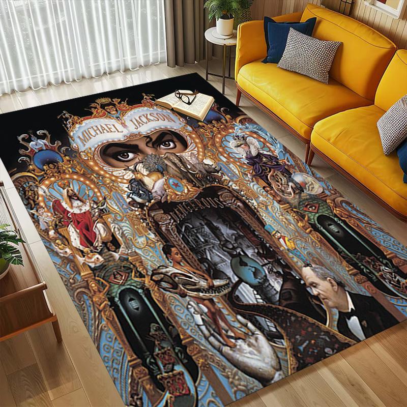 Michael Jackson Dangerous Living Room Nonslip Area Rug Soft Carpet For Bedroom Gameoom Playroom Sofa Office Home Decor Doormat