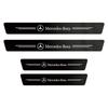 XKD1   1/4/5Pcs Carbon Fiber Car Door Sill Protector Stickers For Mercedes Benz CLS A200 GLK CLK A260 GLC Interior Mouldings MKTTZ-BENN