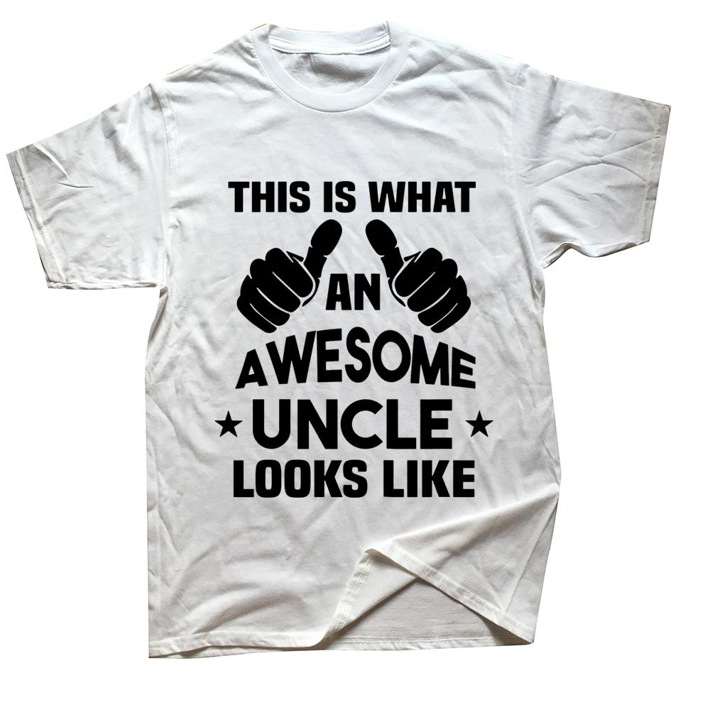 This Is What An Awesome Uncle Looks Like T Shirts Graphic Cotton Streetwear Short Sleeve Birthday Gifts Summer Style Tshirt