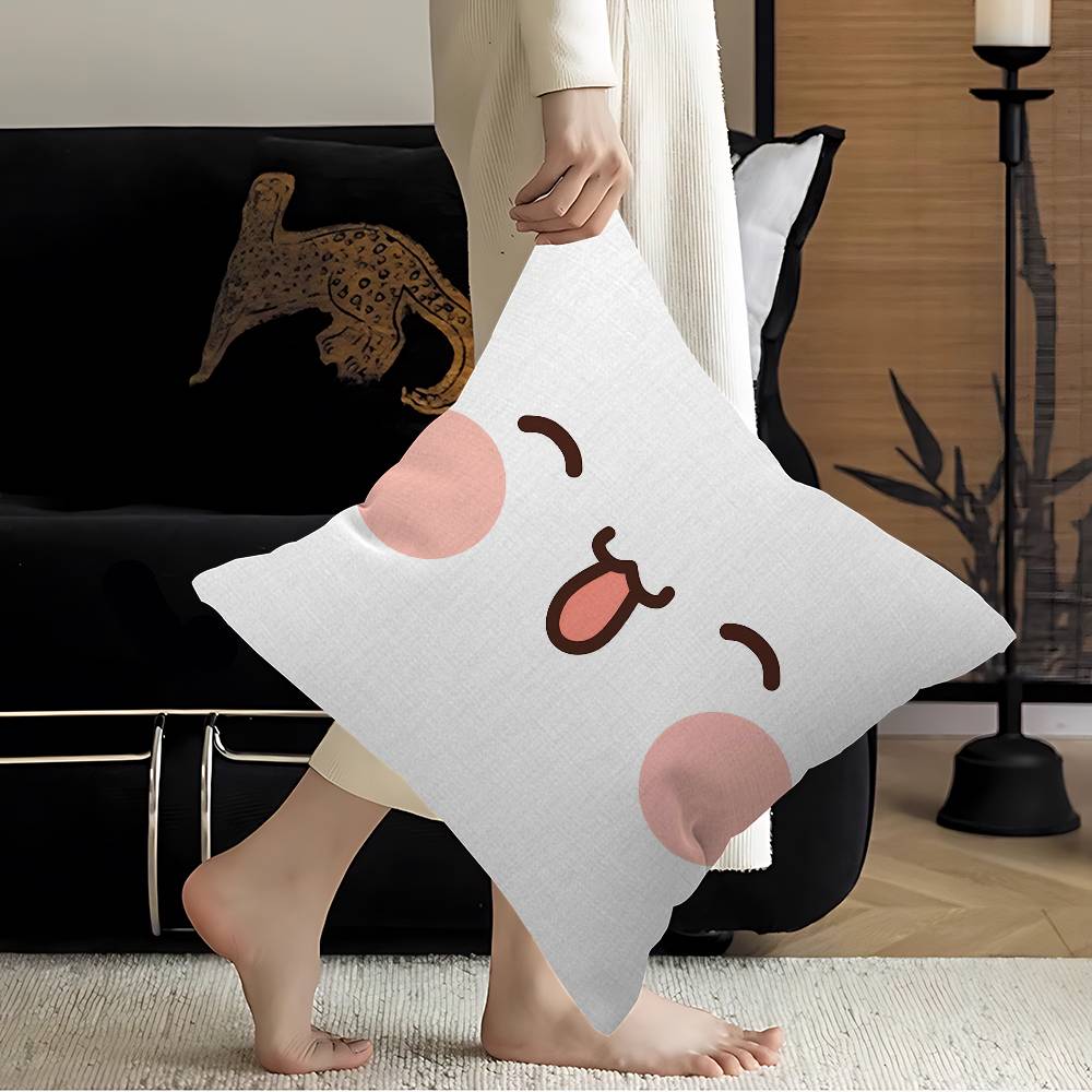 Cartoon B-Bubu And D-Dudu Cute Personalized Picture Text Home Decorative Pillows Household Gifts 45x45cm