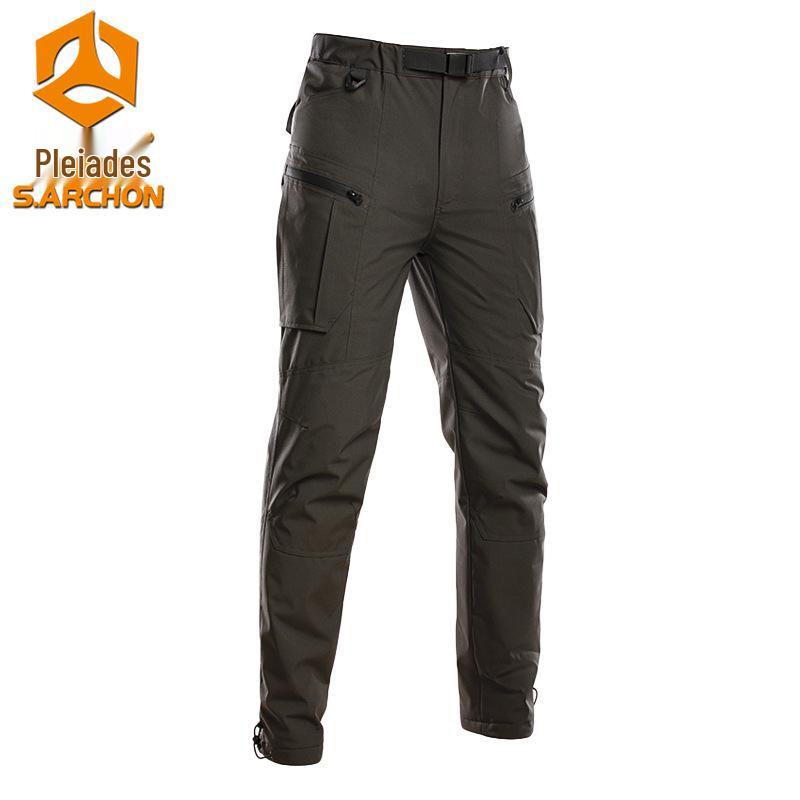 

Мужские ветрозащитные водонепроницаемые зимние тактические брюки Onken для активного отдыха Extra Large темно-серого