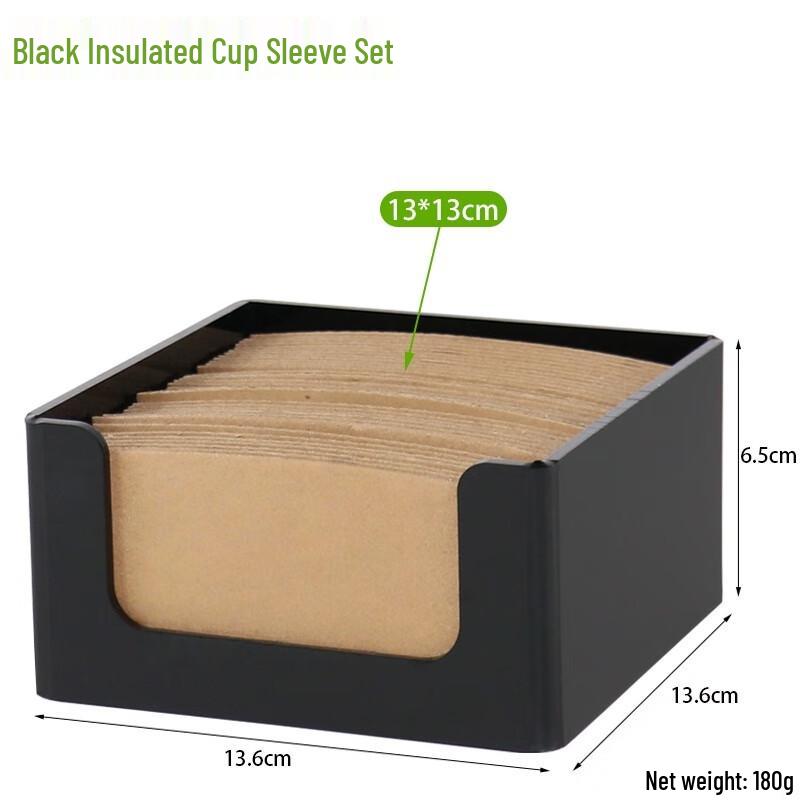 

Acrylic Tissue Box with Cup Holders, Set of 2