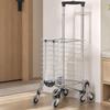 Cart Lightweight Foldable Shopping for Market Runs, Parcel Transport