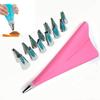 8Pcs/Set Silicone Icing Piping Cream Pastry Bag Nozzle Set DIY Cake Tips Set Cake Nozzle Kitchen