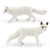 Supply Simulation 4 Polar Animal Fox Models, Arctic Fox And White Fox Static Ornament Doll Toys