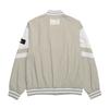 Nationalgeographic N241Mjp902 Color Block Varsity Jacket Oak Beige