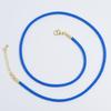 ZHUKOU Braided Cord Necklace Handmade DIY Jewellery Making Accessories Total chain length: approximately 19.69 inches