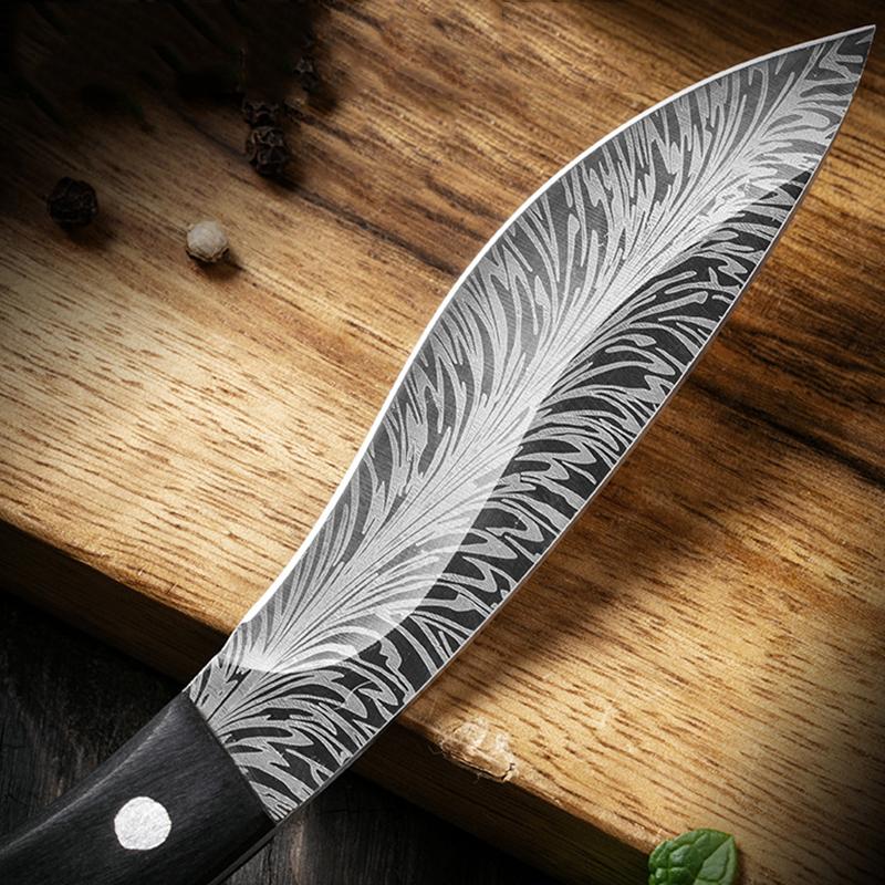 Nóż do trybowania ze stali nierdzewnej Noże kieszonkowe o wysokiej twardości Ostry profesjonalny tasak Utility Nóż wędkarski do grilla