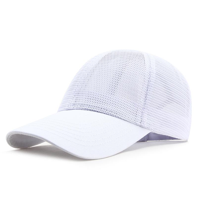 11cm Long Peak Sun Cap Lady Summer Sunshade Sport Hat Men Big Size Mesh Baseball Caps 55-60cm 60-65cm