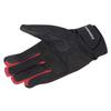 KOMINE Motorcycle Protective Rain Size Protective Gloves, Black/Red, L, GK-245 12979, Waterproof,