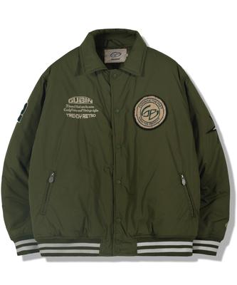 Gubin Over Patch Padded Blouson - Khaki