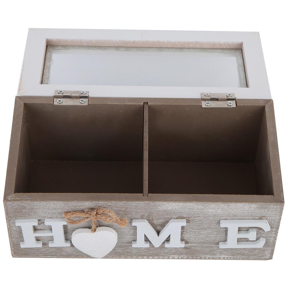 Tea Bag Jewelry Organizer Storage Box Desktop Container