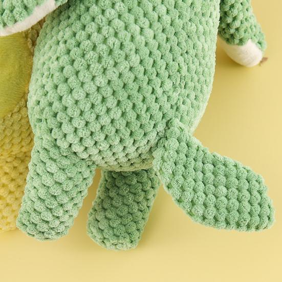 Duck Squeaky Dog Toy Animal Shape Plush Puppy Teeth Grinding Toy Emotional Comfort Soft Dental Cleaning Toy